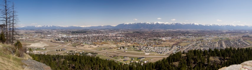 Kalispell from the Trail