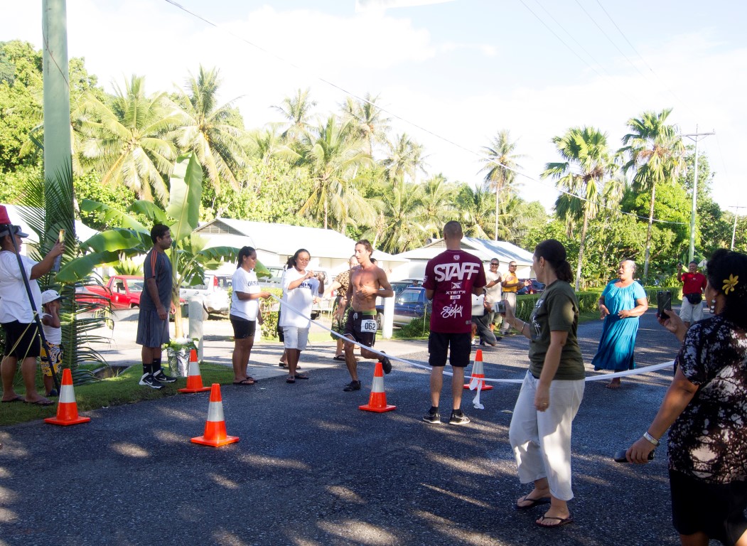 Matt Rott Crosses the Finish